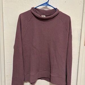 The North Face Women's Chabot Mock Neck Long Sleeve Sweater, Midnight Mauve